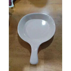 Vintage Hall China, # 1608 Powder Rose  Fry Pan,  Oven Ware, Breakfast skillet